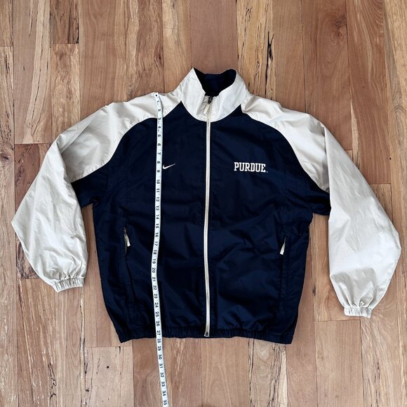 Vintage Nike Team Purdue Boilermakers Windbreaker Jacket Men's Medium - Picture 5 of 8